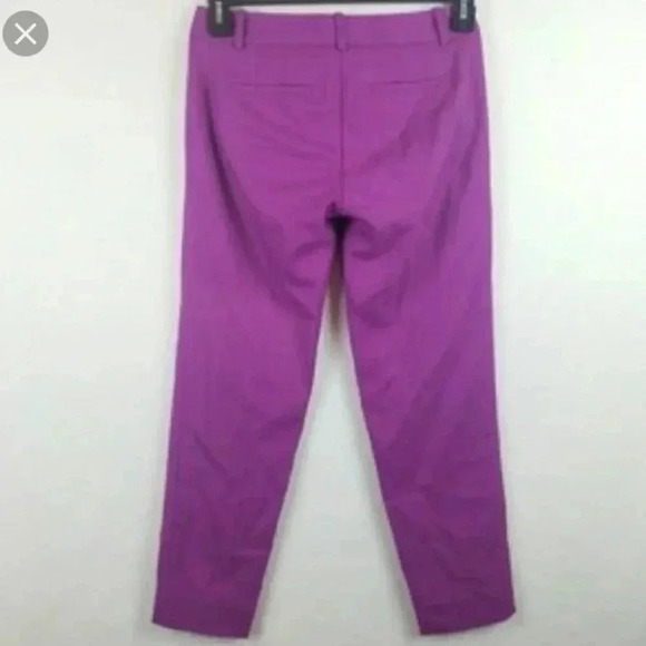 J. Crew city skimmer purple pant • 6 • NWOT - Picture 4 of 7